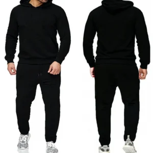 Men's Fashion Tracksuit Set – Hooded Sweatshirt & Joggers Sportswear for Gym & Casual Wear
