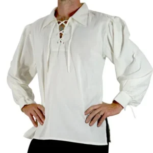 Man’s Fantasy Medieval Tunic & Renaissance Vest – Pirate Warrior Outerwear S-2XL