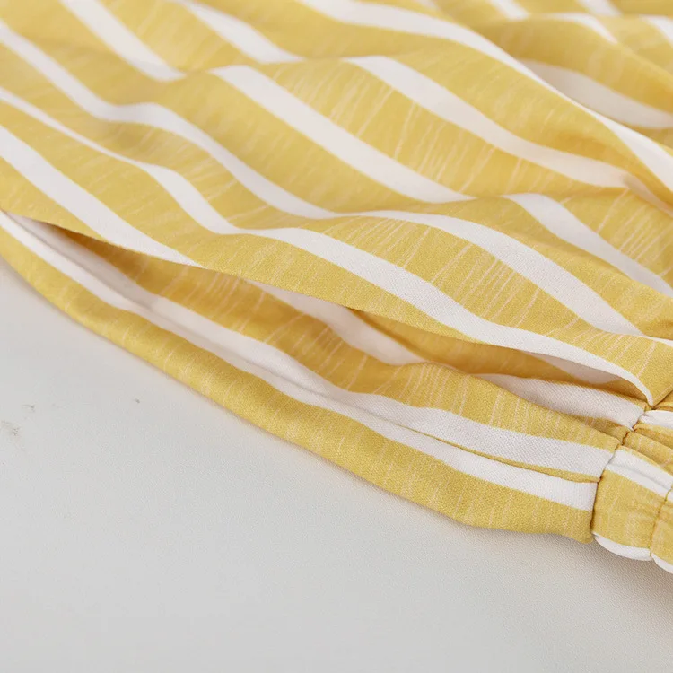 Women’s Clothing 2025 Autumn Striped Long Sleeve Lace Top & High Waist Trousers - Image 42