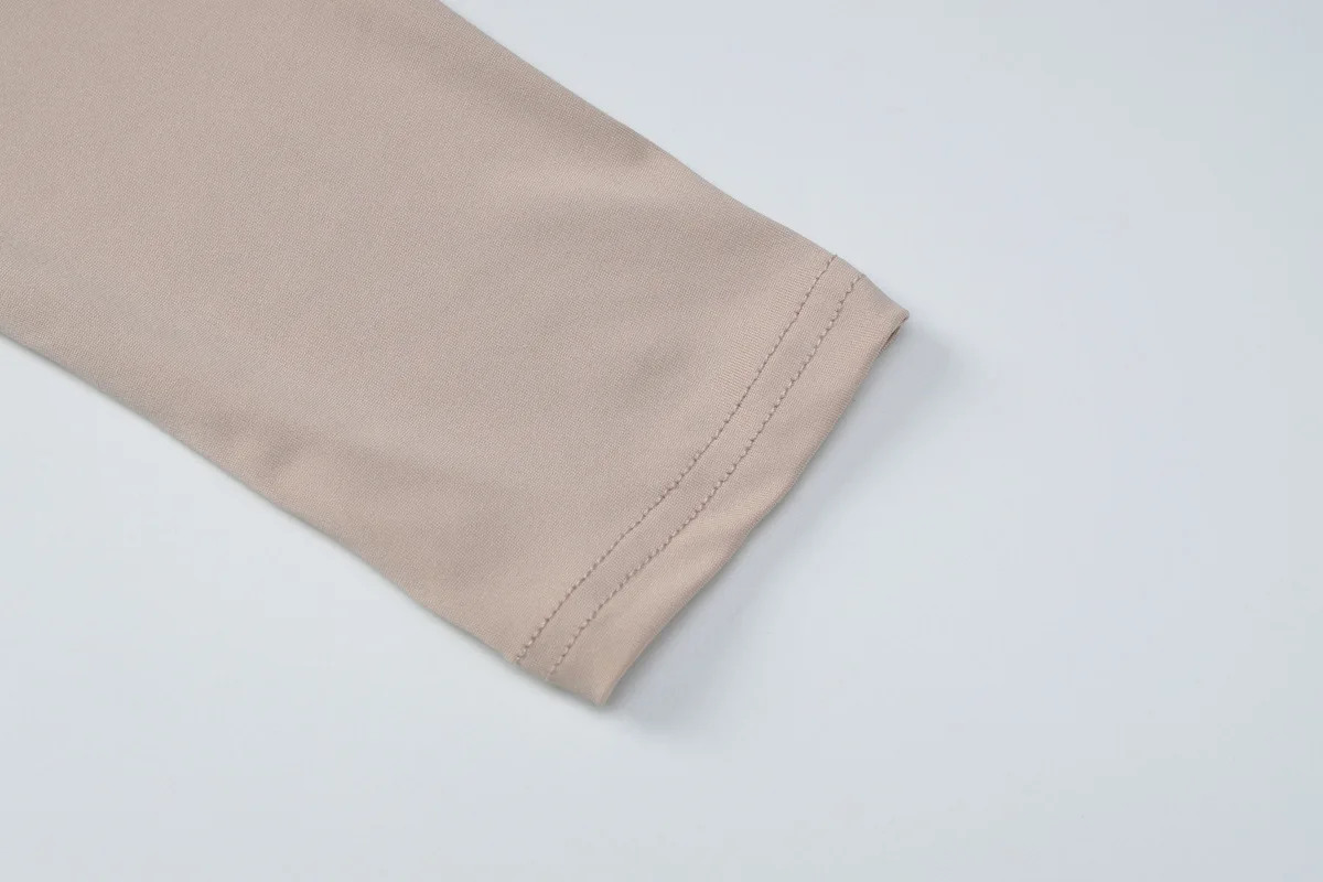 Woman Clothing 2025 Autumn High Waist Bandage Ruched Long Dress - Image 29