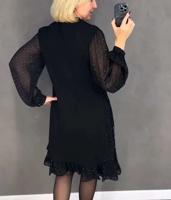 Women’s 2025 Elegant Black Party Dress – Sexy & Comfortable Long Dress - Image 8