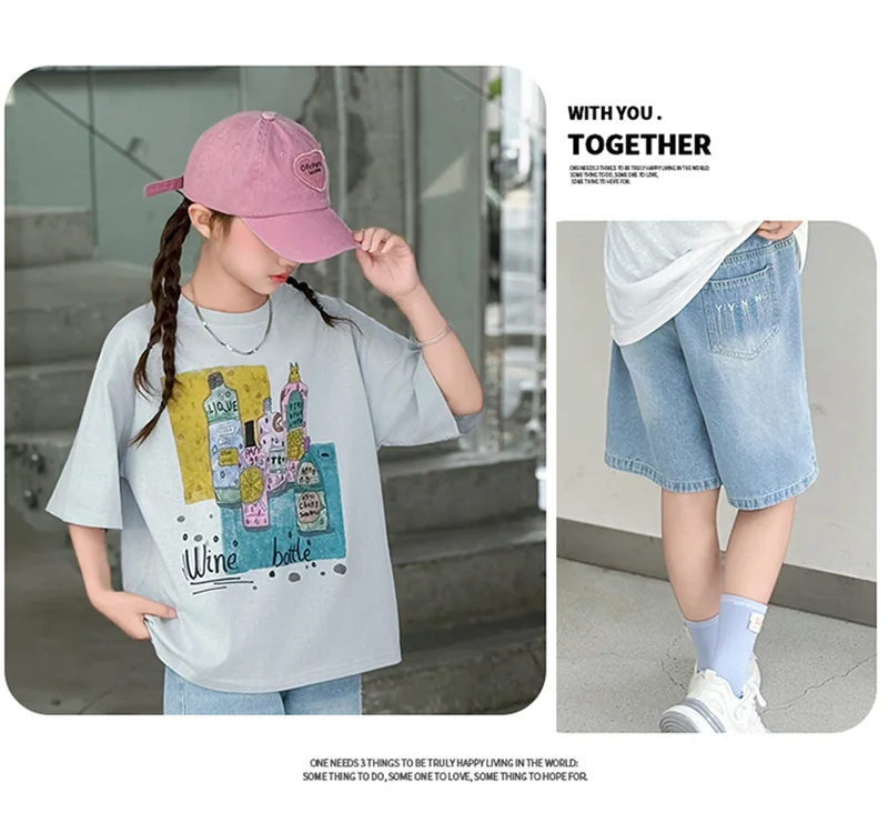 Kids’ Spring/Autumn 2-Piece Set – Kuromi Sweater & Checkered Pleated Skirt - Image 9