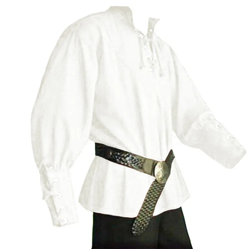 Man’s Fantasy Medieval Tunic & Renaissance Vest – Pirate Warrior Outerwear S-2XL - Image 3