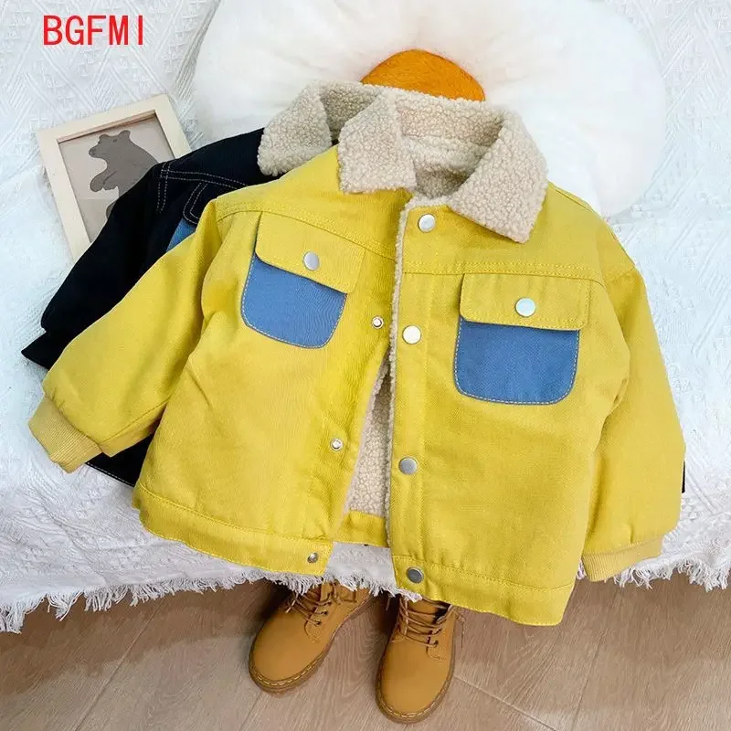 Korean Kids’ Winter Plush Coat – Girls & Boys Autumn Jacket (Ages 0–5) - Image 6