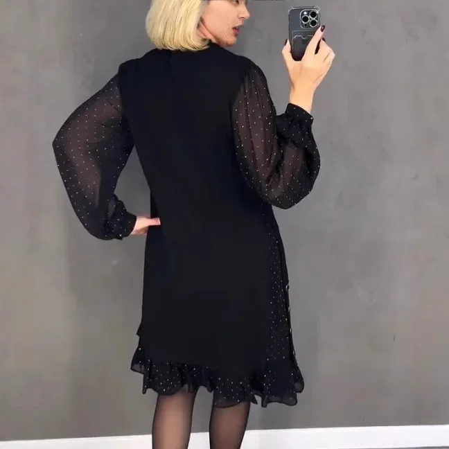 Women’s 2025 Elegant Black Party Dress – Sexy & Comfortable Long Dress - Image 5