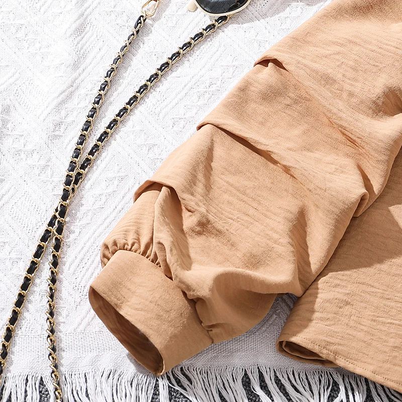 Korean Girls’ Spring/Autumn 2-Piece Sweatshirt & Pants Set (Ages 4–9) - Image 4