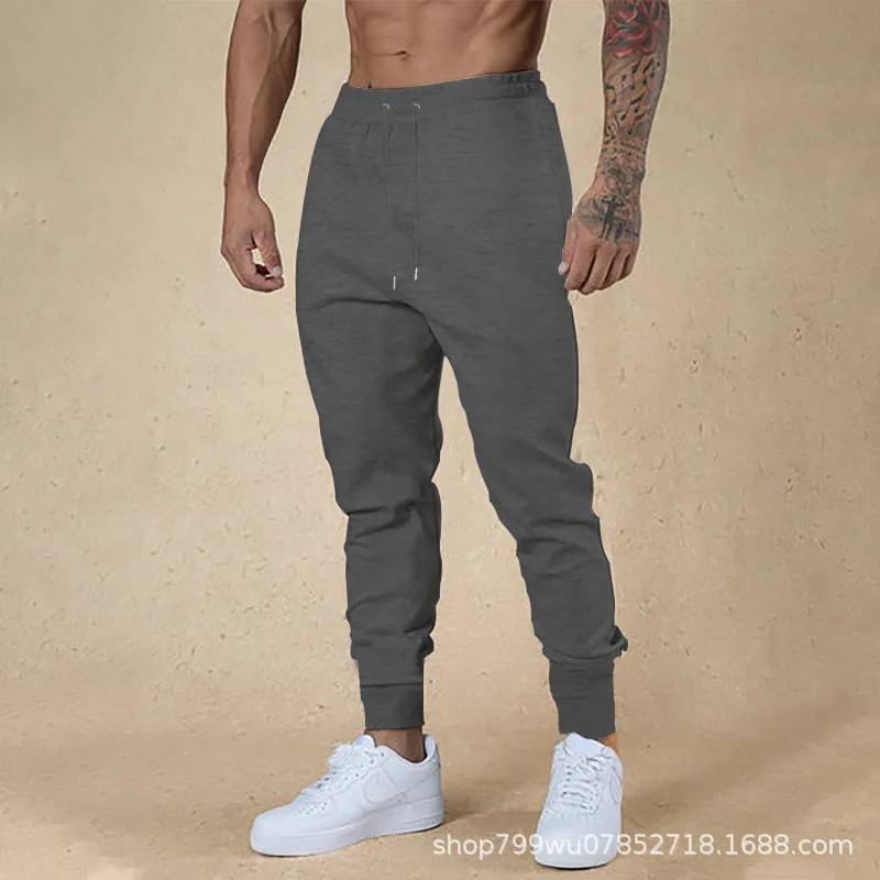 Men's Clothing 2025 Four Seasons Men's Leggings Trousers Casual Pants - Image 3