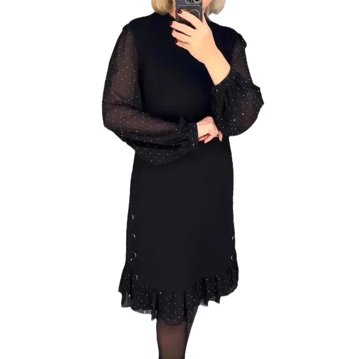 Women’s 2025 Elegant Black Party Dress – Sexy & Comfortable Long Dress - Image 6