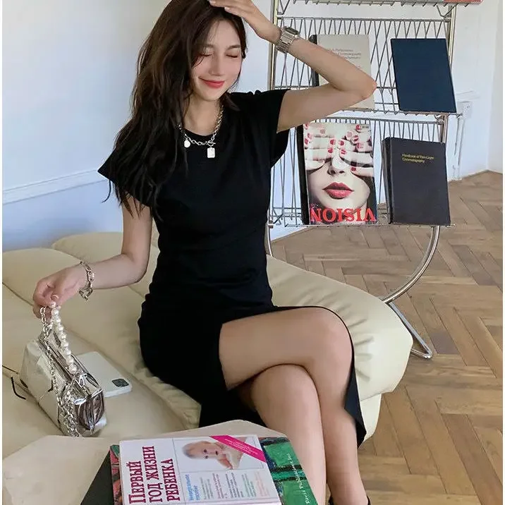 Women’s 2025 White Midi Dress – Chic Casual Y2K Harajuku Cotton Outfit - Image 7