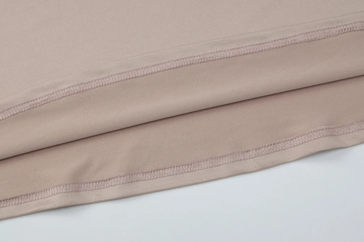 Woman Clothing 2025 Autumn High Waist Bandage Ruched Long Dress - Image 32