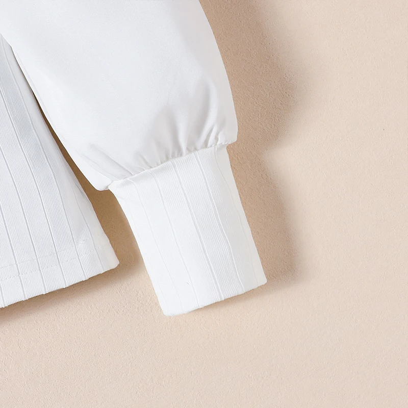 Girls’ 2-Piece Outfit – Long-Sleeve Top & Skirt for Toddlers - Image 12