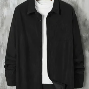 Men’s Clothing Corduroy Casual Lightweight Jacket – Spring/Autumn