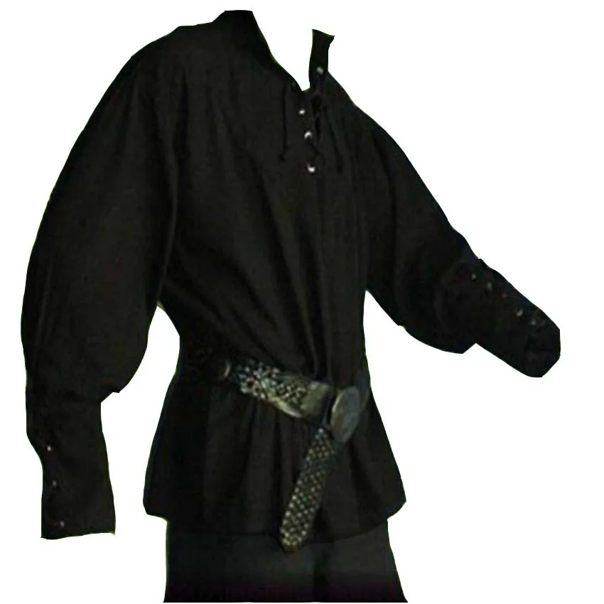 Man’s Fantasy Medieval Tunic & Renaissance Vest – Pirate Warrior Outerwear S-2XL - Image 4