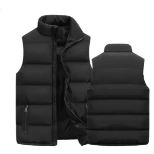 Men’s Warm Sleeveless Waterproof Jacket – Autumn/Winter
