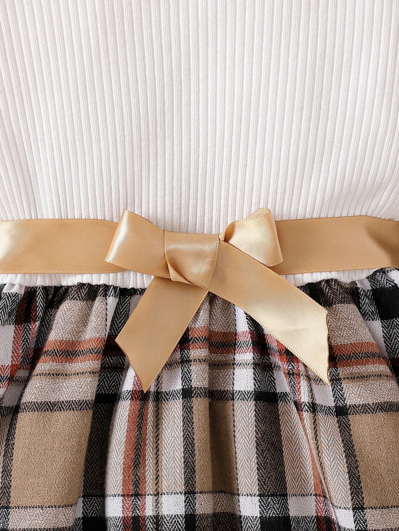 Girls’ 3-Piece Autumn/Winter Set – Plaid Dress, Jacket & Beret (Ages 1–6) - Image 4