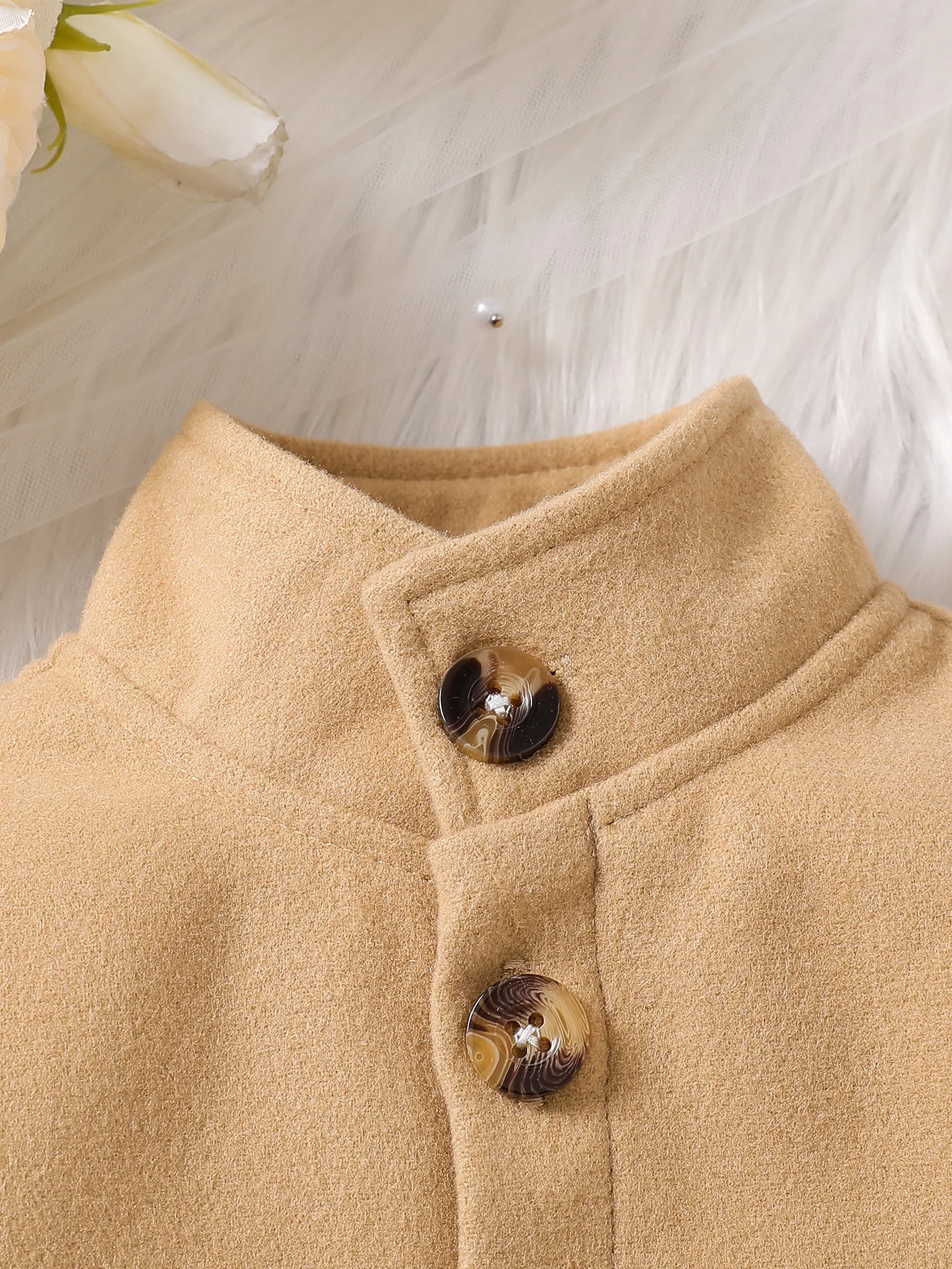 Girls’ 3-Piece Autumn/Winter Set – Plaid Dress, Jacket & Beret (Ages 1–6) - Image 5