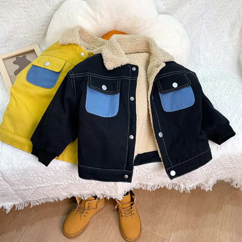 Korean Kids’ Winter Plush Coat – Girls & Boys Autumn Jacket (Ages 0–5) - Image 32