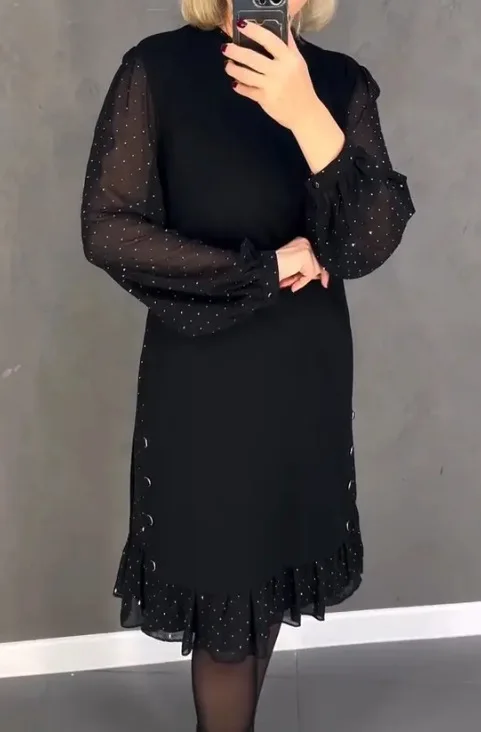 Women’s 2025 Elegant Black Party Dress – Sexy & Comfortable Long Dress