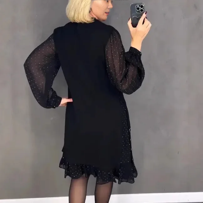 Women’s 2025 Elegant Black Party Dress – Sexy & Comfortable Long Dress - Image 2