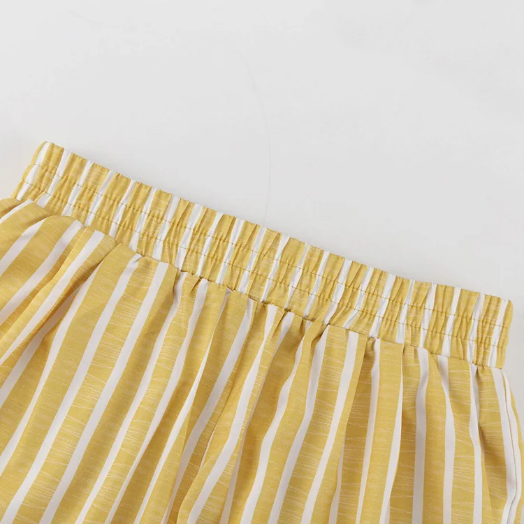 Women’s Clothing 2025 Autumn Striped Long Sleeve Lace Top & High Waist Trousers - Image 40