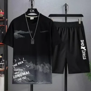 Men’s Clothing Trendy Summer 2-Piece Shorts & Tee Set